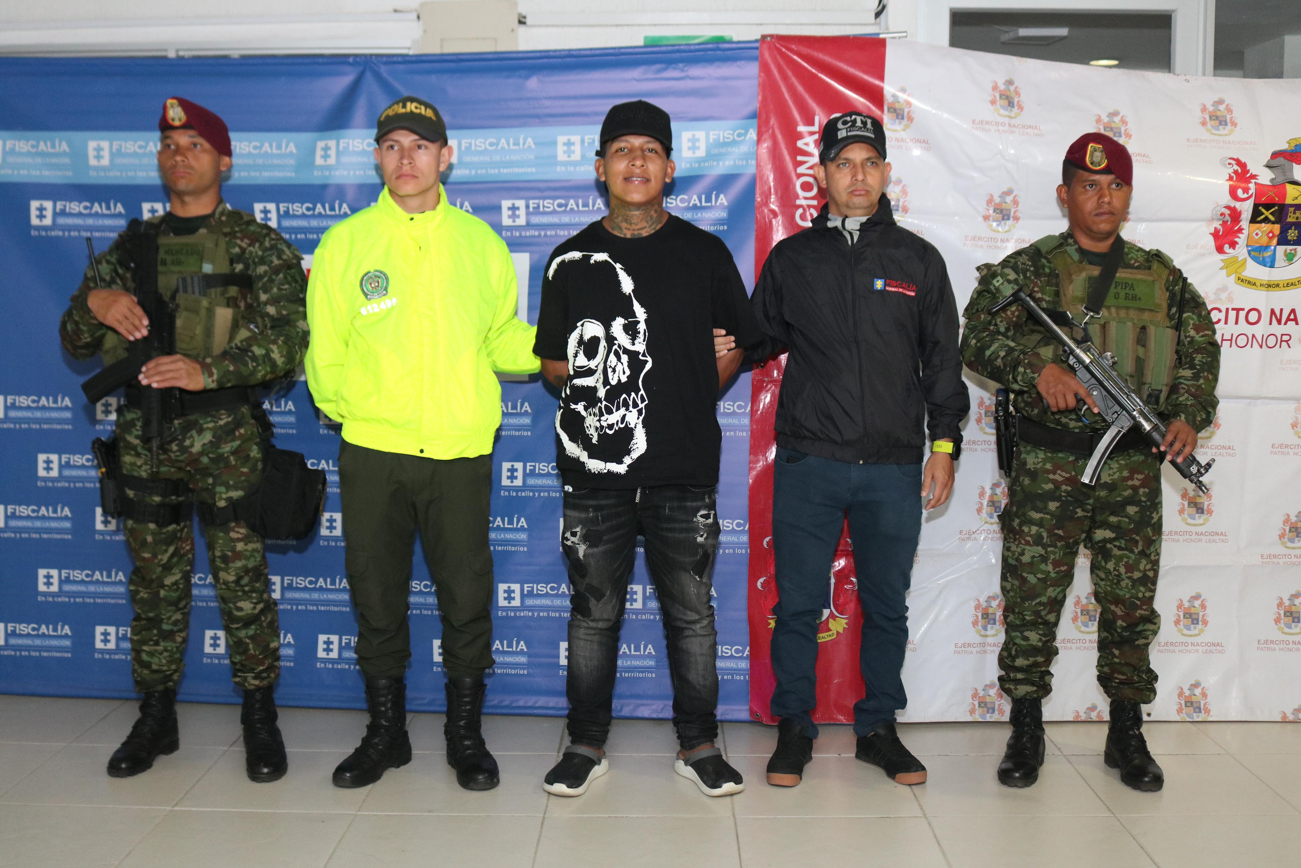 La mayoría de los sucesos delictivos de alias 'Oscuro' se registraron en el sur del Cauca. Crédito: Policía Nacional.