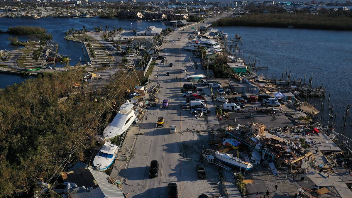 Paso del huracán Ian dejó destrucción en Fort Myers: “parece una ciudad fantasma”