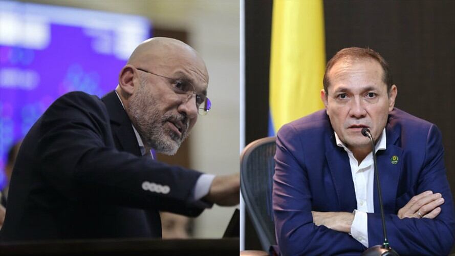 Roy Barreras, Antonio Sanguino e Iván Cepeda. Foto: