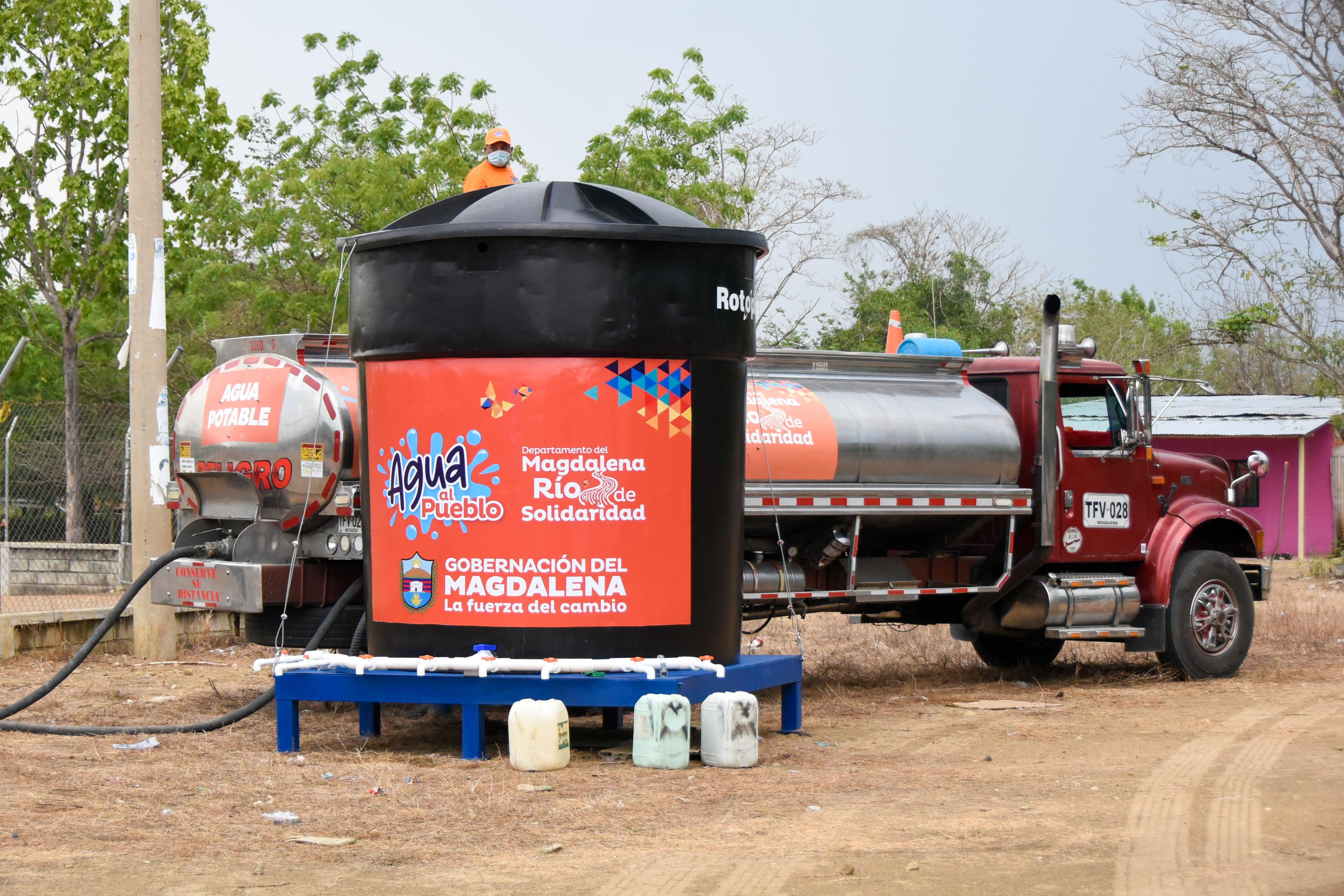 Tanque de agua/ Gobernación del Magdalena