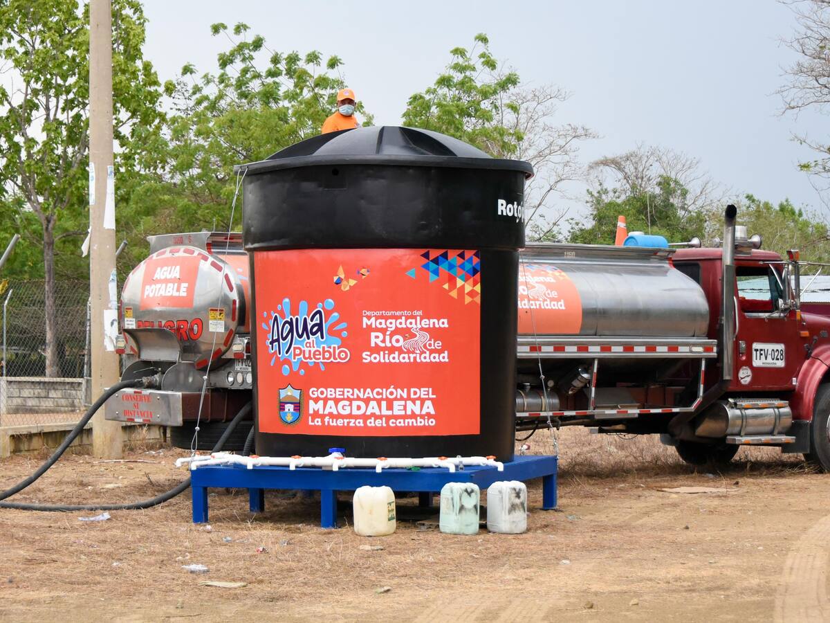 Gobernación del Magdalena instauró denuncia penal por el robo de un tanque de agua