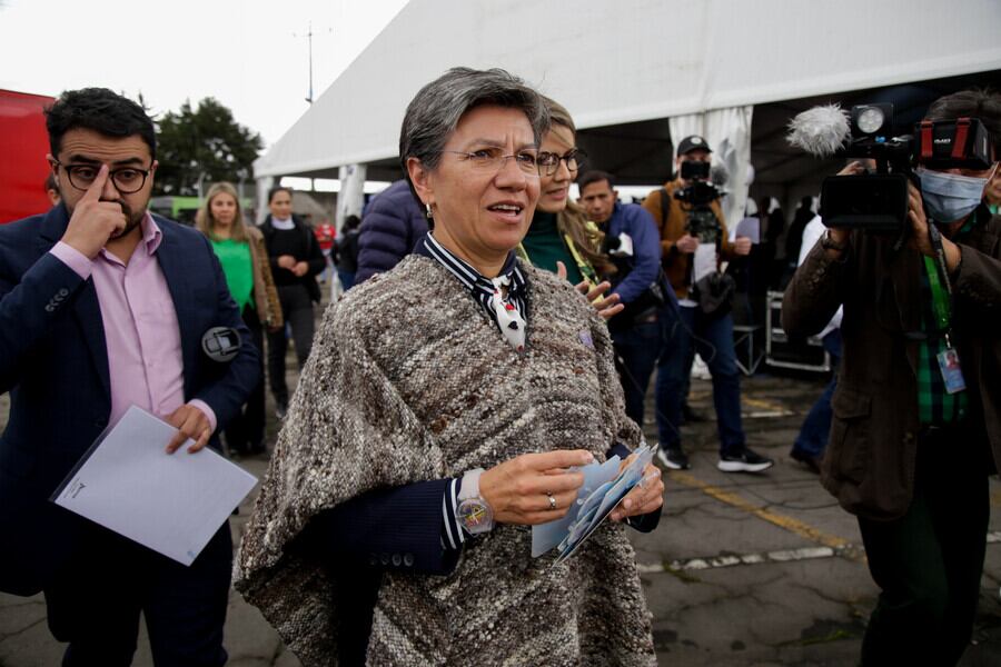 Alcaldesa de Bogotá, Claudia López. Foto: Colprensa.