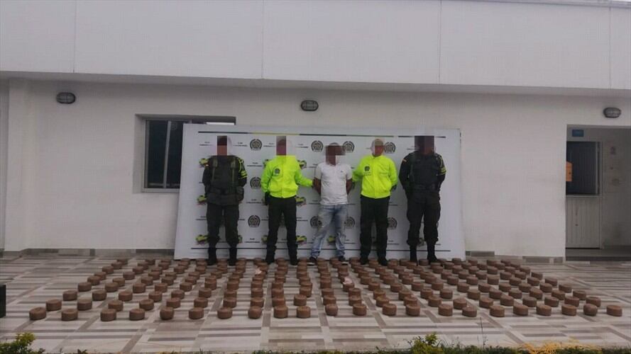 Incautan cargamento de coca avaluado en más de $600 millones en Cauca. Foto: Policía Nacional