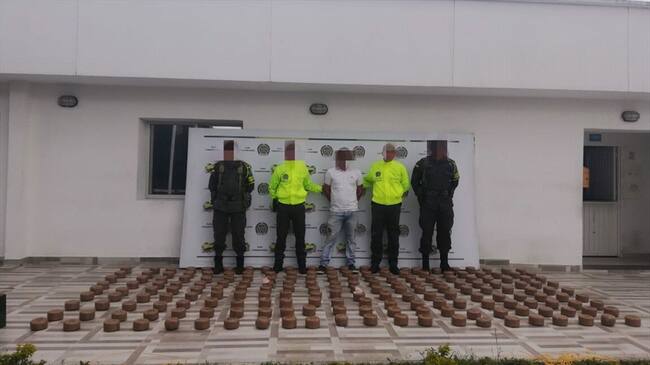Incautan cargamento de coca avaluado en más de $600 millones en Cauca. Foto: Policía Nacional