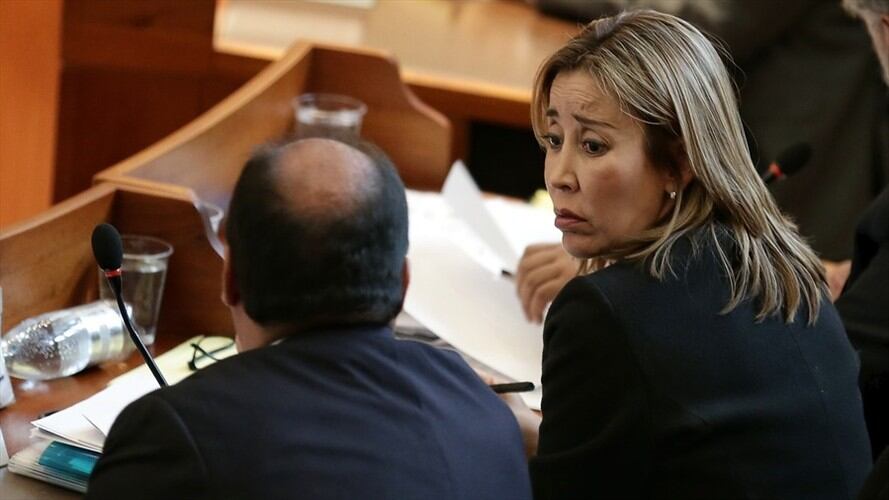 La lista de funcionarios salpicados por la exfiscal Hilda Niño. Foto: Colprensa