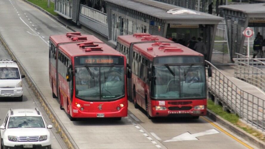 Foto de referencia de Transmilenio en Bogotá. Foto: Colprensa/Álvaro Tavera
