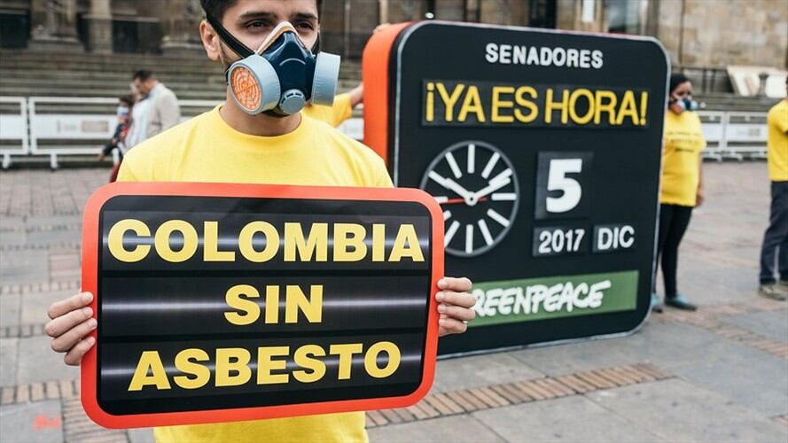 Proyecto que prohíbe el asbesto pasa a sanción presidencial . Foto: Colprensa