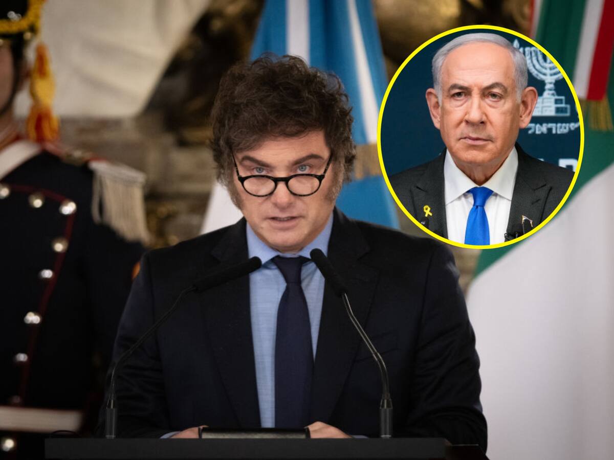 Javier Milei rechazó orden de arresto contra Netanyahu y se solidarizó con Israel