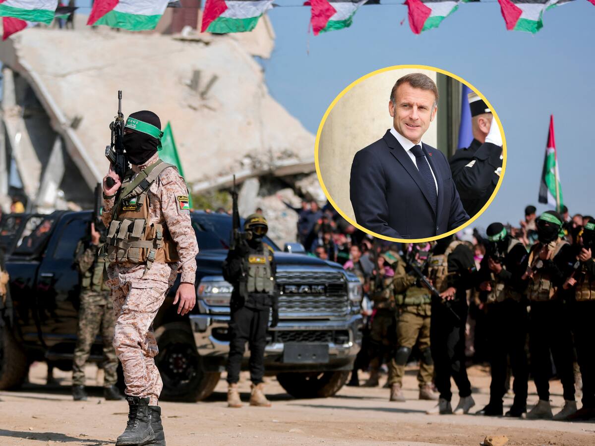 Hamás celebró el anuncio de Emmanuel Macron de reconocer al Estado de Palestina