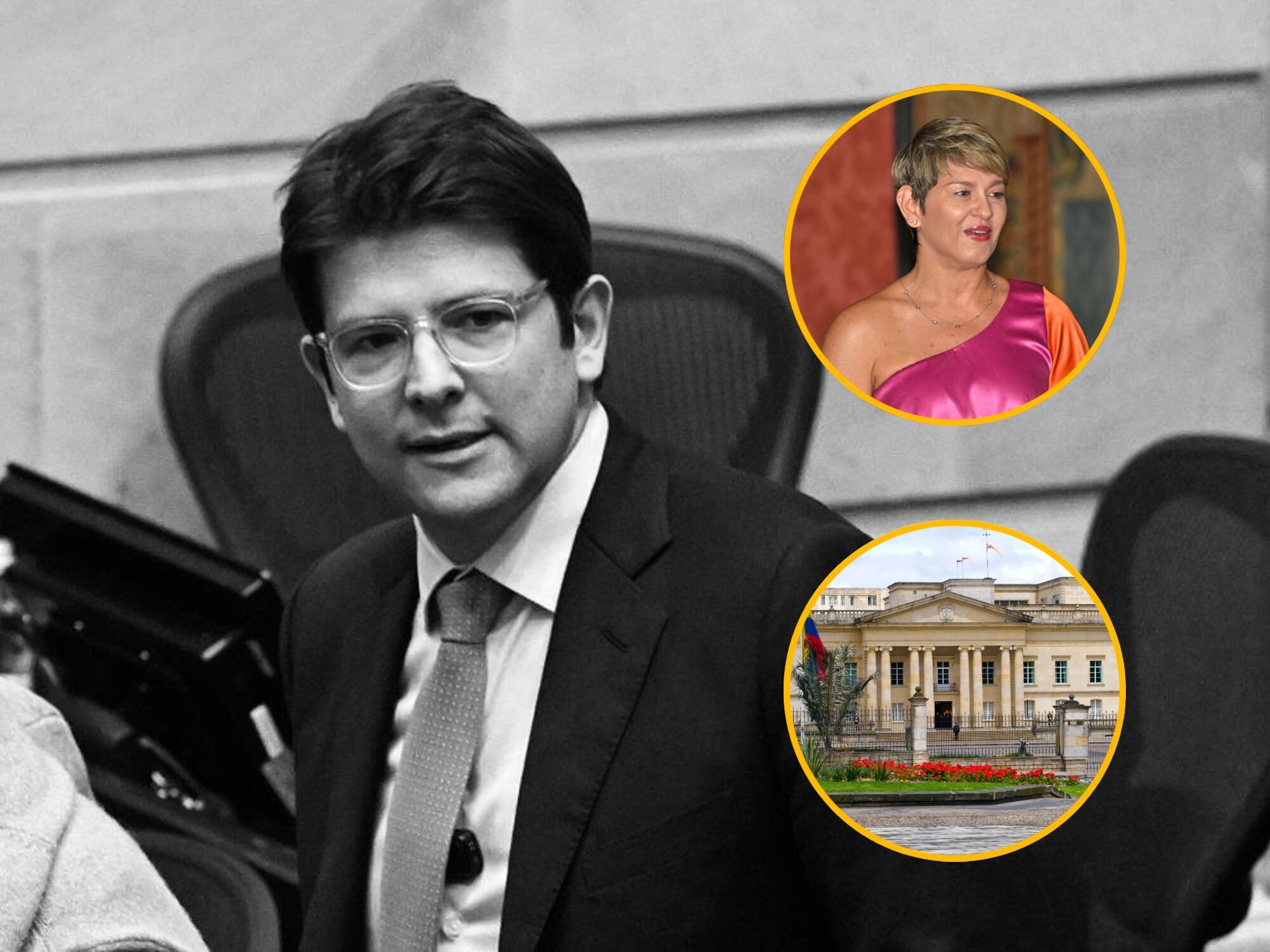 Verónica Alcocer y Presidencia de Colombia se pronuncian lamentando la muerte de Miguel Uribe. Fotos: Getty Images.