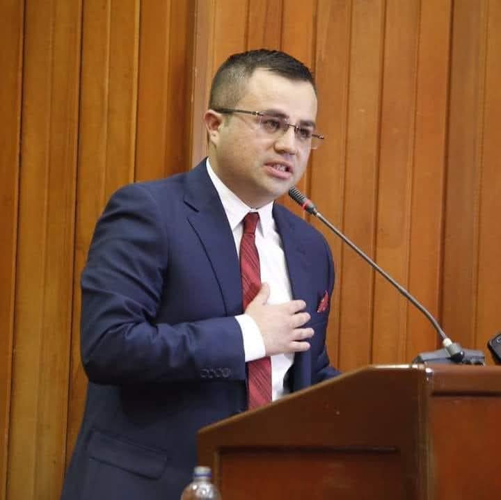 Jonatan Sánchez Garavito exdiputado y excandidato a la Gobernación de Boyacá.