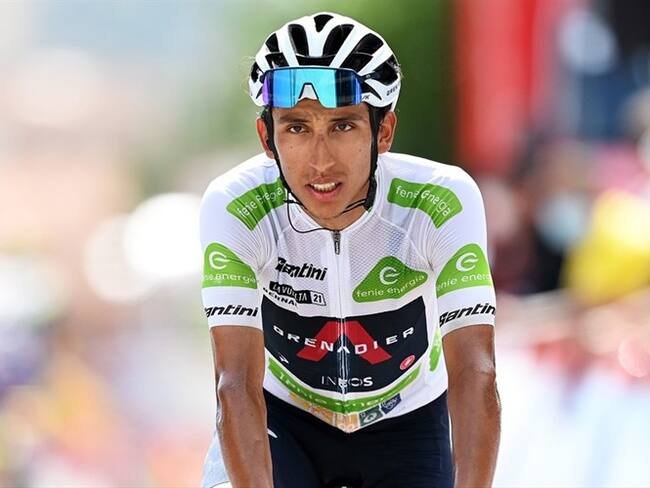 Egan Bernal en la etapa 15 de la Vuelta a España 2021. Foto: Stuart Franklin/Getty Images