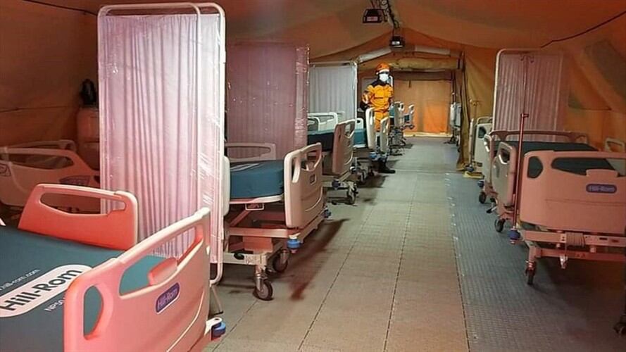 En el caso del hospital de Duitama comienzan a escasear insumos y talento humano.. Foto: Defensa Civil