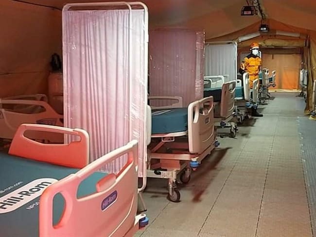 En el caso del hospital de Duitama comienzan a escasear insumos y talento humano.. Foto: Defensa Civil