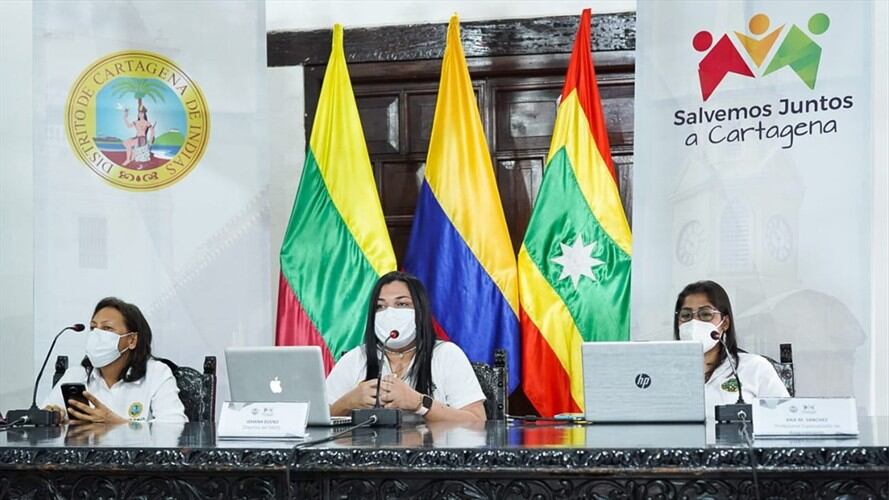 La autoridad de salud en Cartagena indicó que ya están listos tres ultracongeladores para recibir las vacunas. Foto: Cortesía Alcaldía de Cartagena
