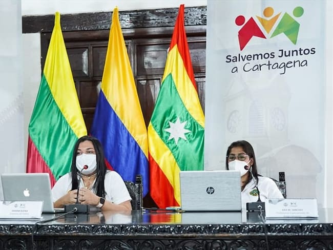 La autoridad de salud en Cartagena indicó que ya están listos tres ultracongeladores para recibir las vacunas. Foto: Cortesía Alcaldía de Cartagena