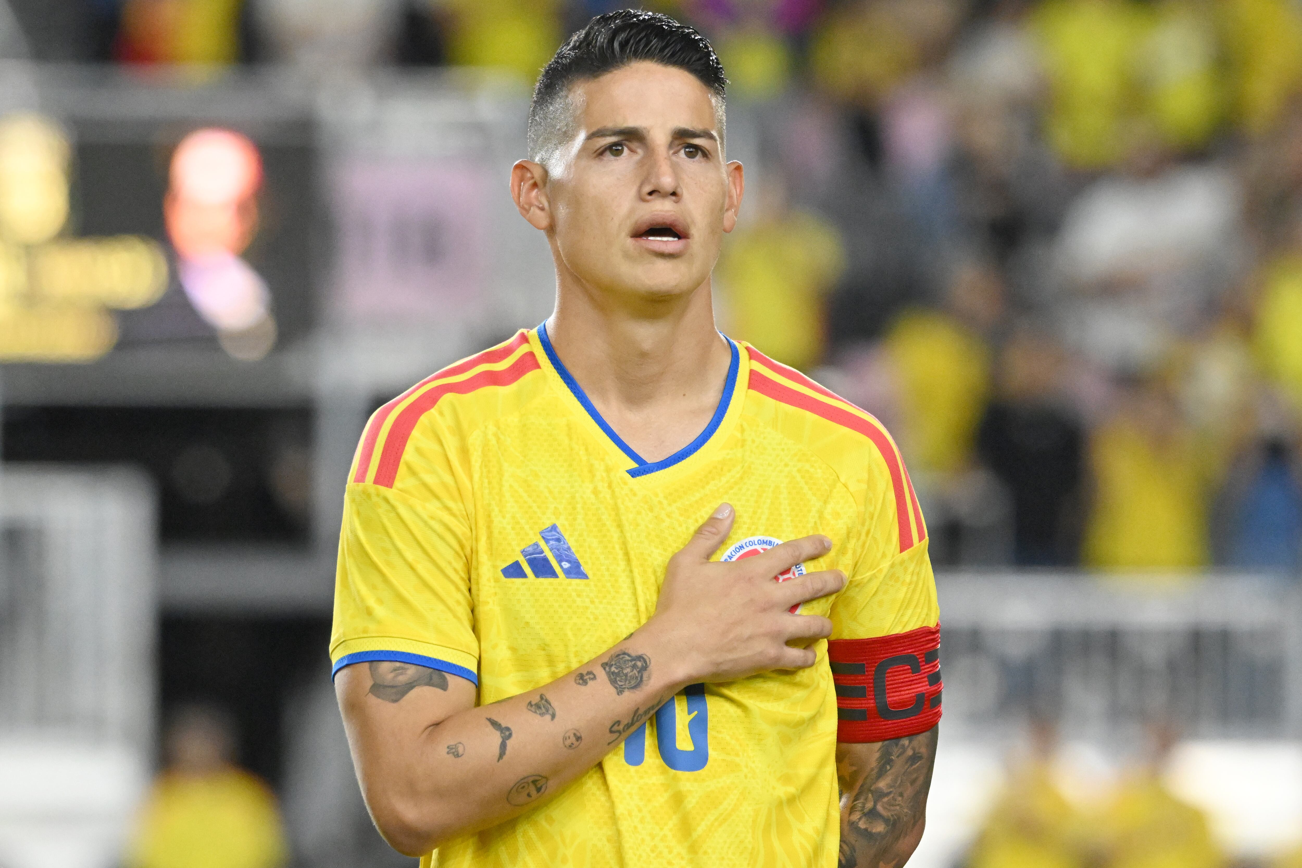 James Rodríguez, jugador de la Selección Colombia. Foto: EFE.