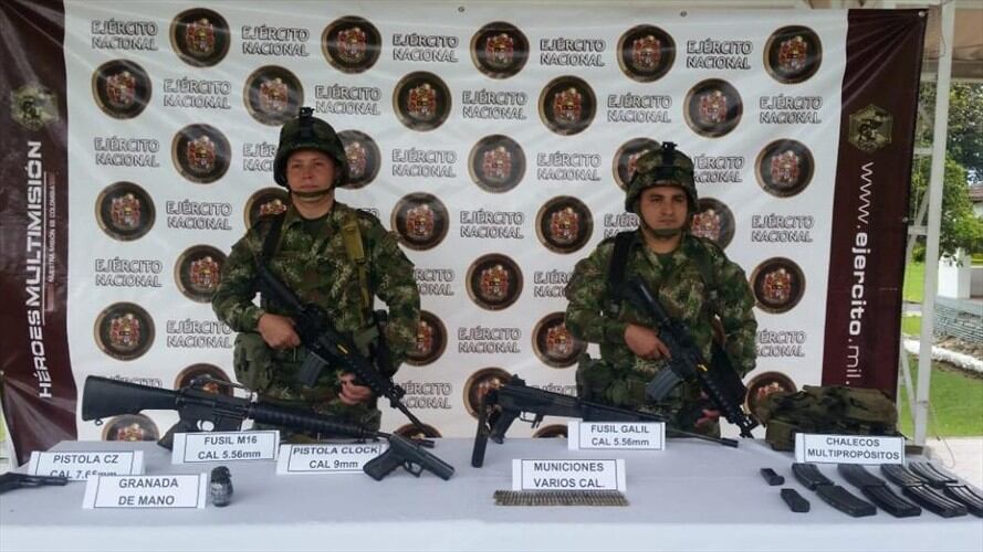 Combates dejan un disidente de las Farc muerto y otro capturado en Cauca. Foto: