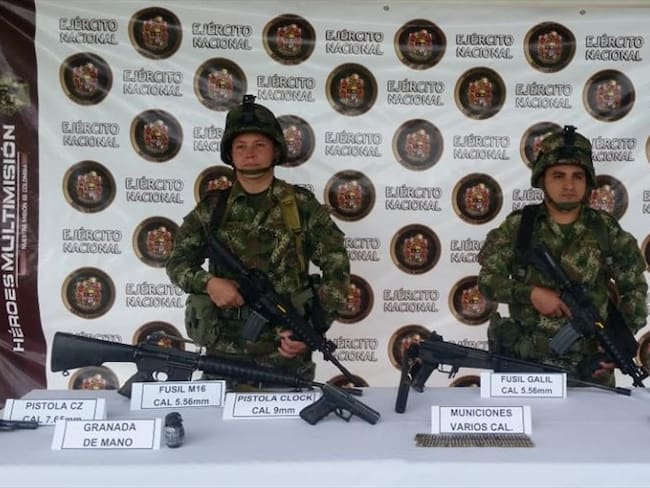 Combates dejan un disidente de las Farc muerto y otro capturado en Cauca. Foto: