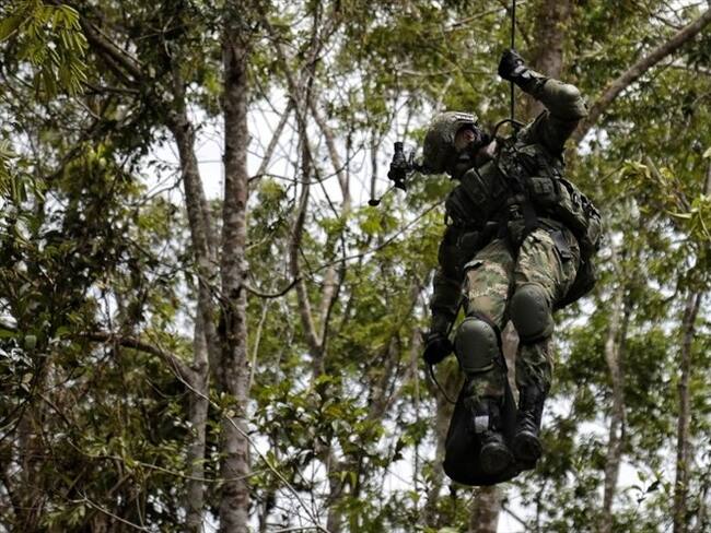 En operación militar fue abatido alias 'Mono Ferney'. Foto: Colprensa/Álvaro Tavera