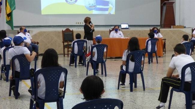 Colegios alternancia . Foto: Alcaldía de Bucaramanga