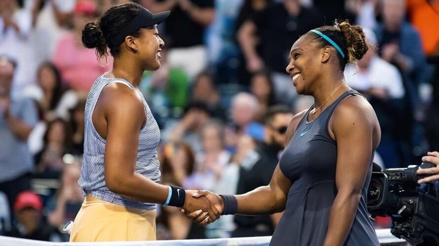 Serena Williams y Naomi Osaka. Foto: Agencia EFE