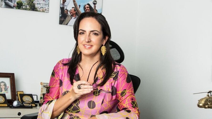 La senadora y precandidata presidencial, María Fernanda Cabal, hizo unas fuertes declaraciones contra sus compañeros de bancada . Foto: Proporcionada por María Fernanda Cabal