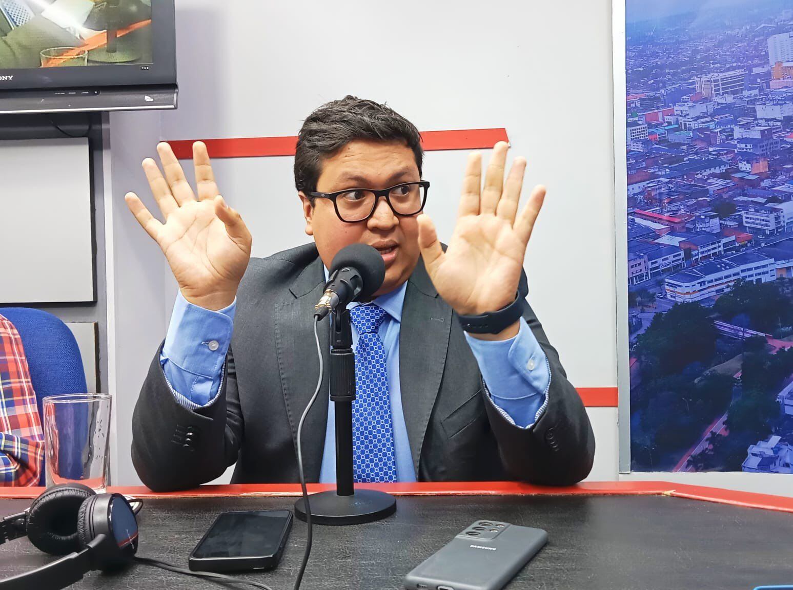 Juan Camilo Castilla, exasesor de la Alcaldía de Cali. Foto: Twitter Juan Camilo Castilla,