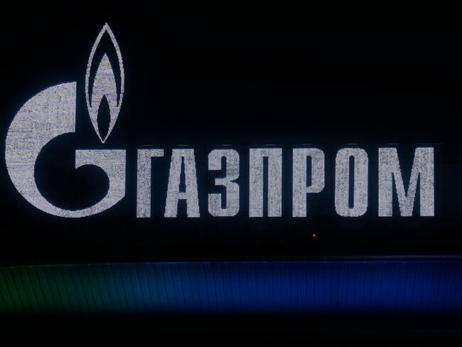 Logo del gigante energético ruso Gazprom. EFE/EPA/ANATOLY MALTSEV