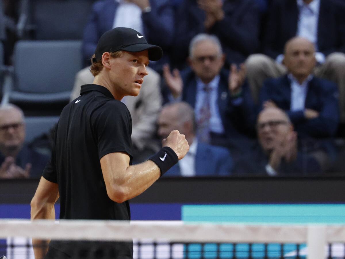 Sinner arrasó con Ruud y avanzó a las semifinales del Abierto de Roma