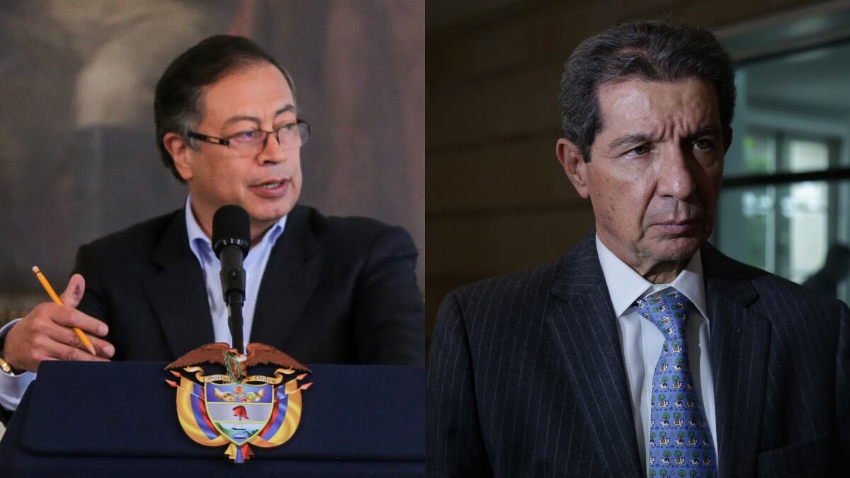 Gustavo Petro y José Félix Lafaurie. Foto: Colprensa