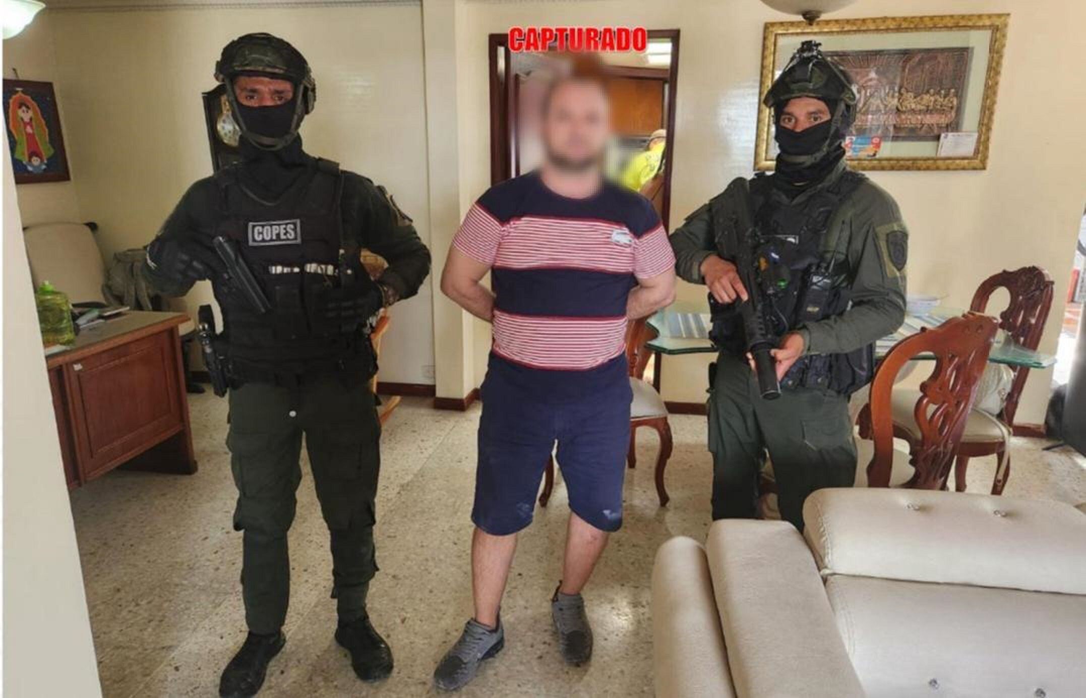 Según las autoridades, alias "Seño" estaría encargado de coordinar las acciones delictivas de "Los Flacos". Foto: Policía. 