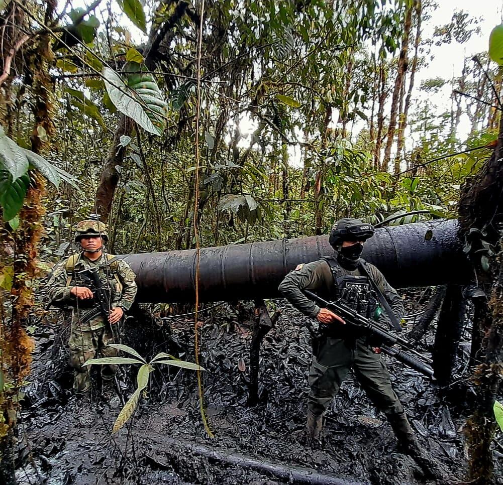 Autoridades lograron la destrucción de 52 refinerías ilegales. Foto: Cortesía.