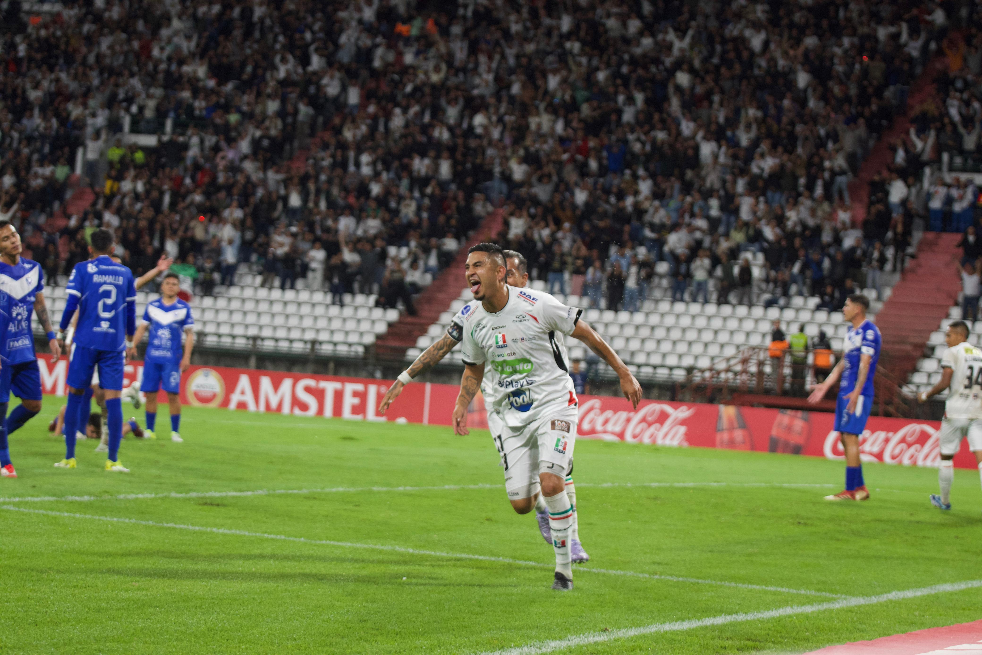 Once Caldas derrotó a CV San José y quedó líder de su grupo en la Copa Sudamericana. Foto: Santiago Álvarez/Colprensa.