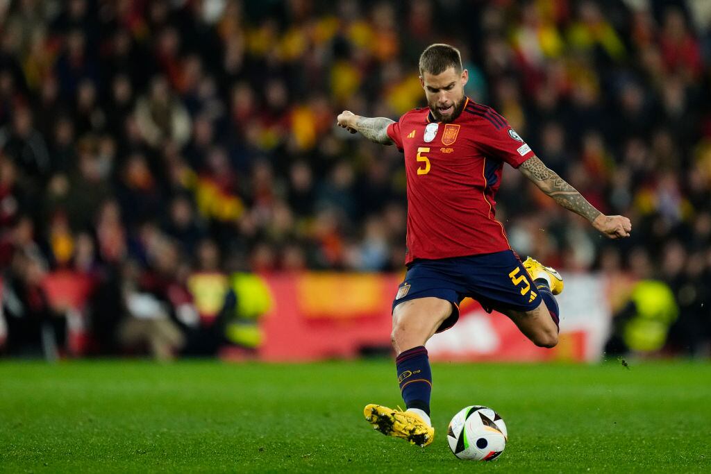 Jugadores de la selección de España. Foto: Jose Breton/Pics Action/NurPhoto via Getty Images