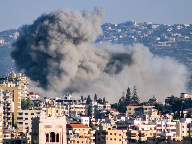 Ataque en el Líbano. I Foto: Getty Images. KAWNAT HAJU/AFP via Getty Images.