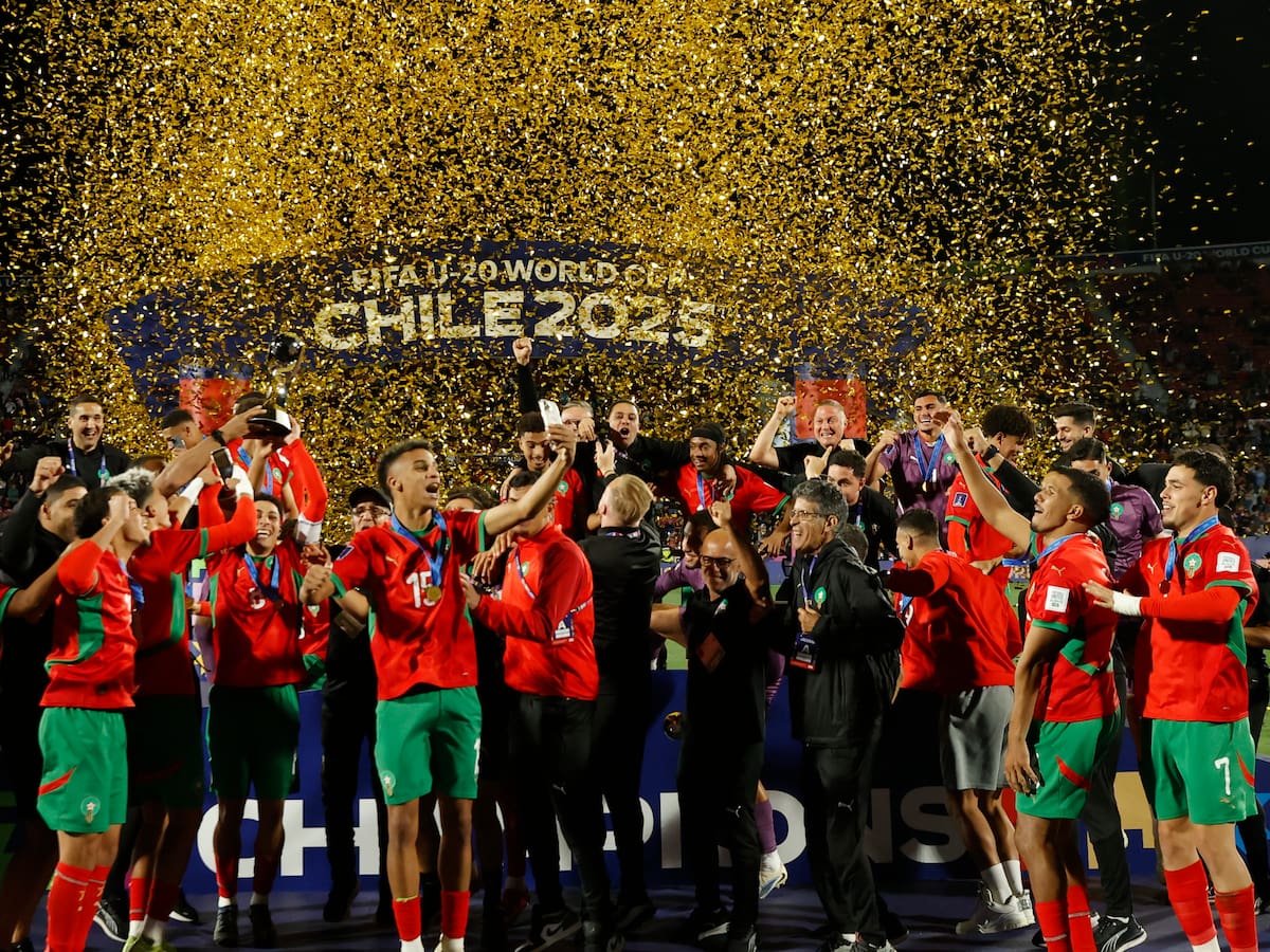 Marruecos se coronó campeón del Mundial Sub-20 tras vencer 2-0 a Argentina
