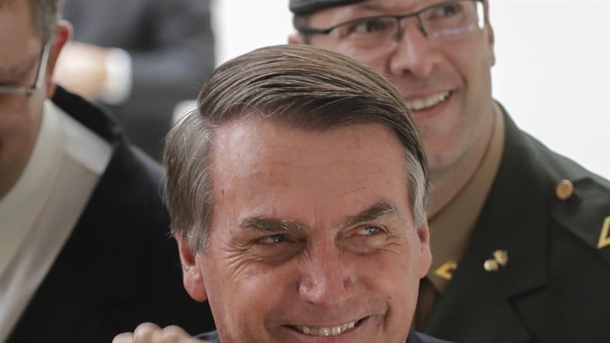 Bolsonaro, el candidato que lidera las encuestas. Foto: Agencia EFE