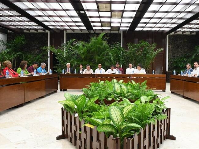 Instalación de la mesa de negociación con el Eln/ Imagen de archivo. Foto: Colprensa