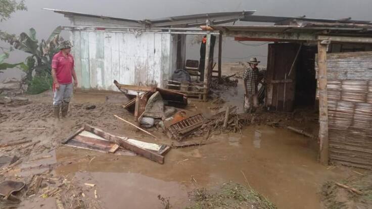 Avalancha en Mistrató, Risaralda deja 23 veredas indígenas afectadas