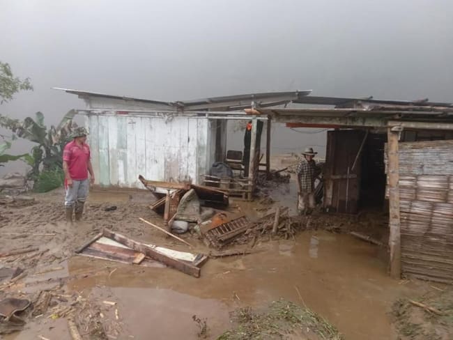 Avalancha en Mistrató, Risaralda deja 23 veredas indígenas afectadas