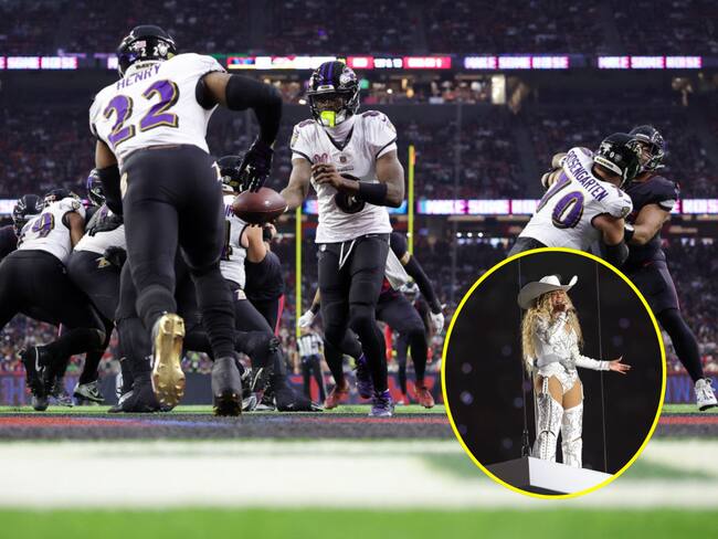 Beyonce. I Foto: Alex Slitz/Getty Images. Partido de Houston Texans y los Baltimore Ravens. I Foto: Alex Slitz/Getty Images.