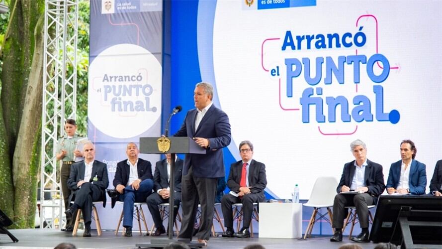 Iván Duque, presidente de Colombia. Foto: Isabel Escobar