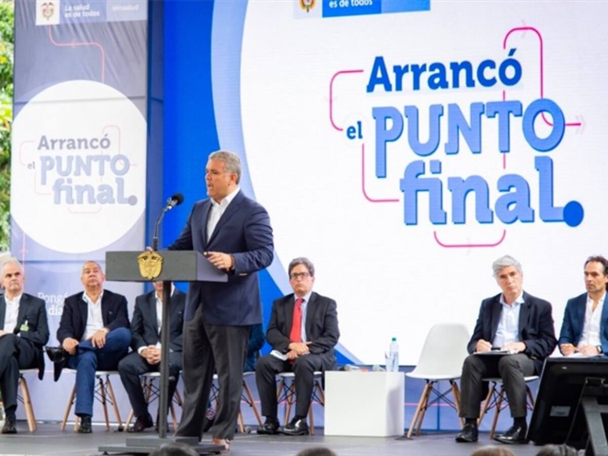 "Acuerdo de Punto Final" estrategia para salvar la salud del país