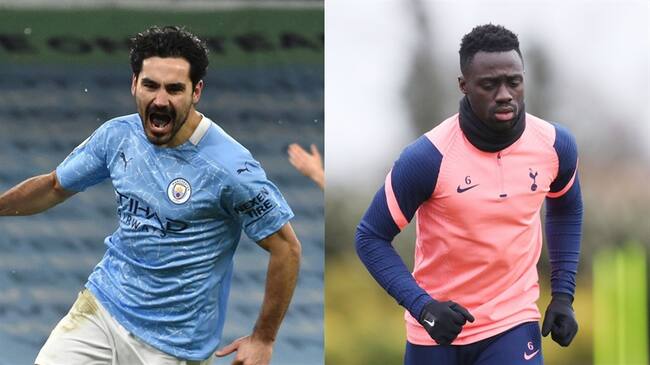 Gundogan le 'rompió' la cintura a Davinson Sánchez. Foto: Getty Images: Rui Vieira – Pool - Tottenham Hotspur FC/Tottenham Hotspur FC