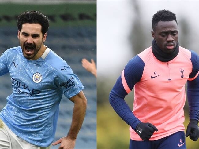 Gundogan le 'rompió' la cintura a Davinson Sánchez. Foto: Getty Images: Rui Vieira – Pool - Tottenham Hotspur FC/Tottenham Hotspur FC