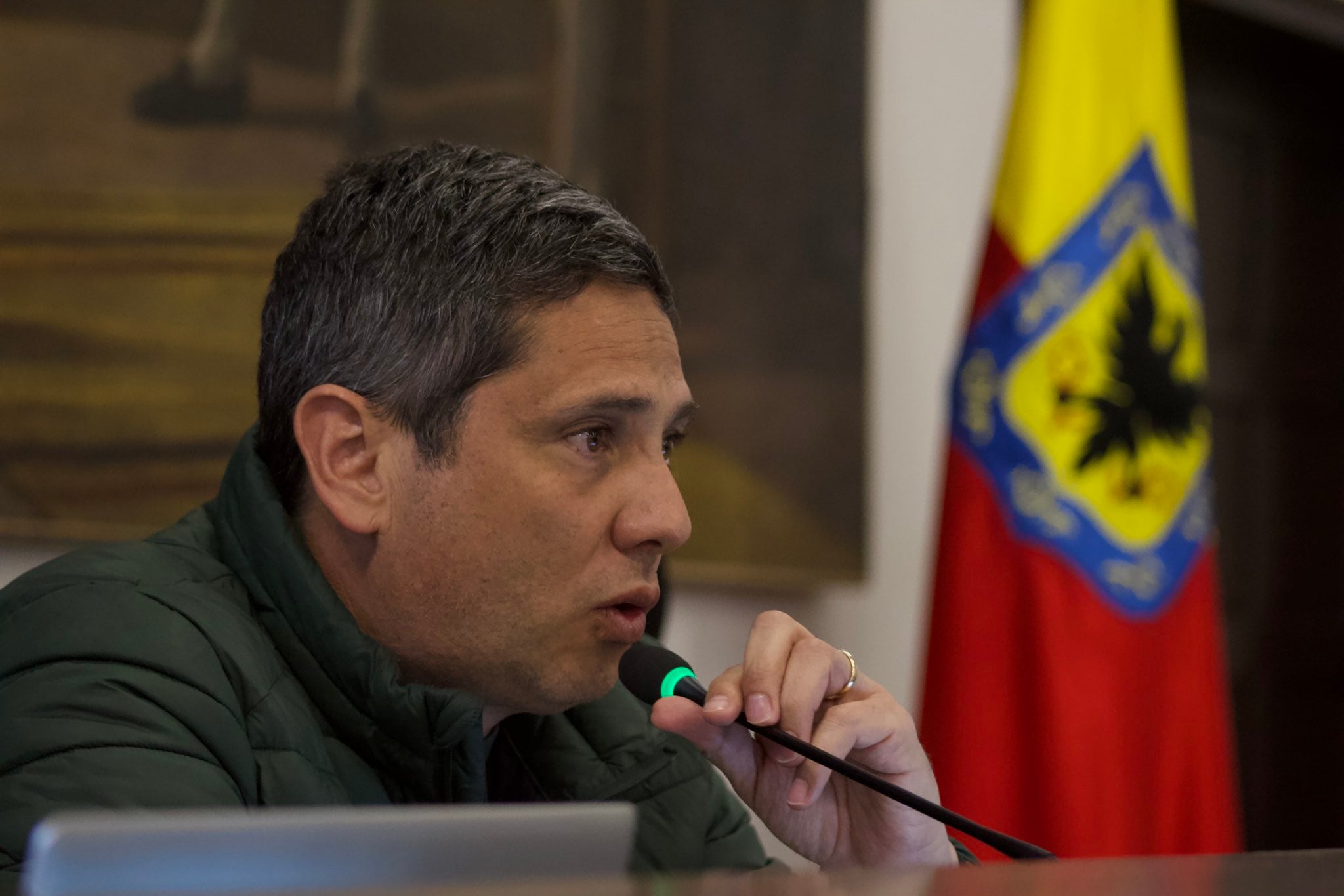 Samir Abisambra, presidente del Concejo de Bogotá. Foto: Twitter Samir Abisambra