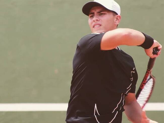 Mateo Gómez. Foto: Twitter @MateoGomezTenis