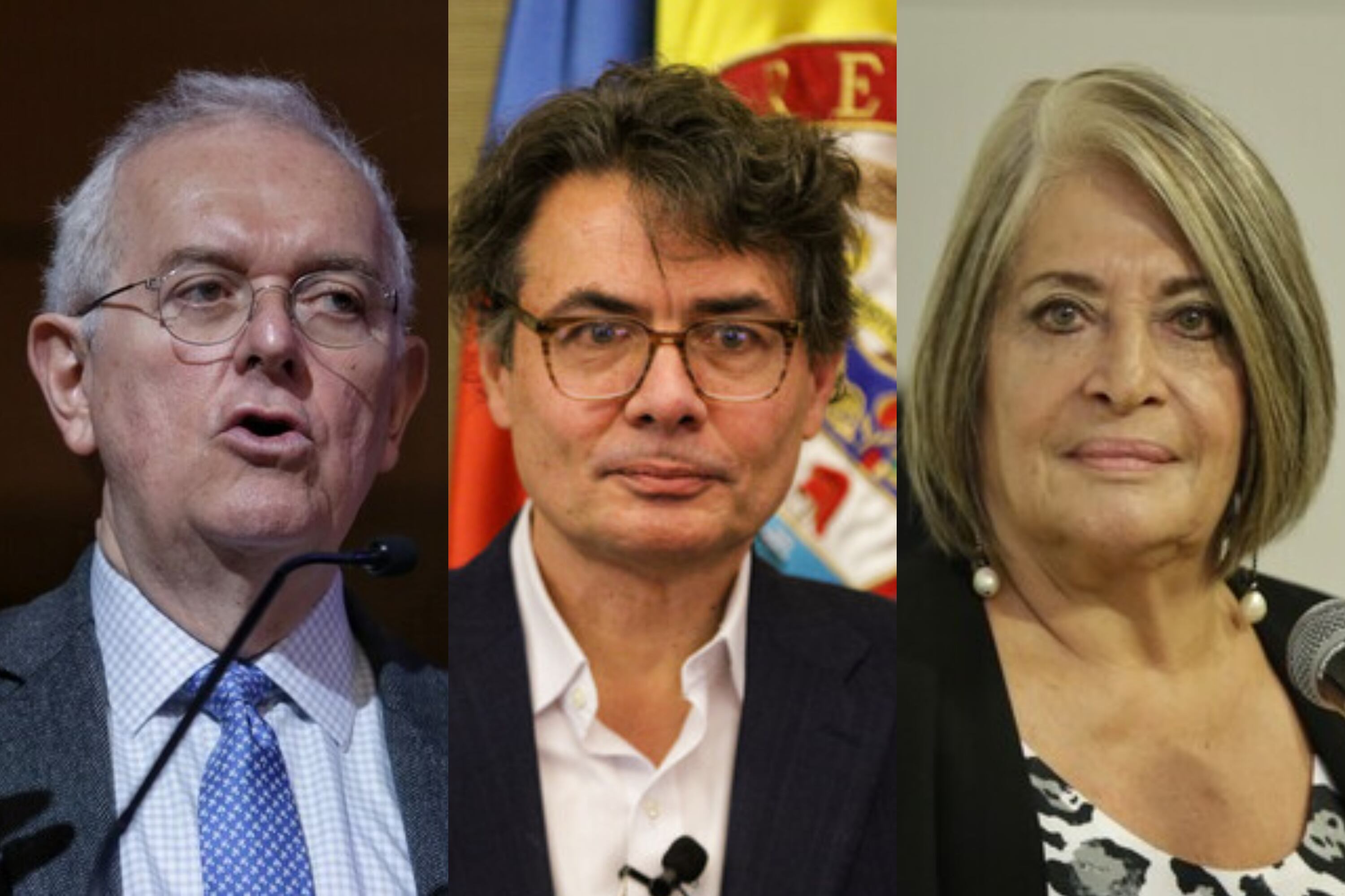 José Antonio Ocampo, Alejandro Gaviria y Cecilia López. Foto: (Colprensa - Camila Díaz) /  (Colprensa - Mariano Vimos) / Colprensa