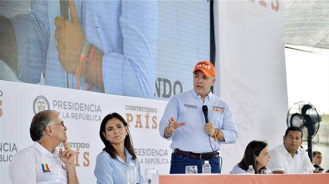 Duque, presidente de Colombia. Foto:
